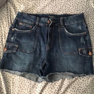 Denim shorts
